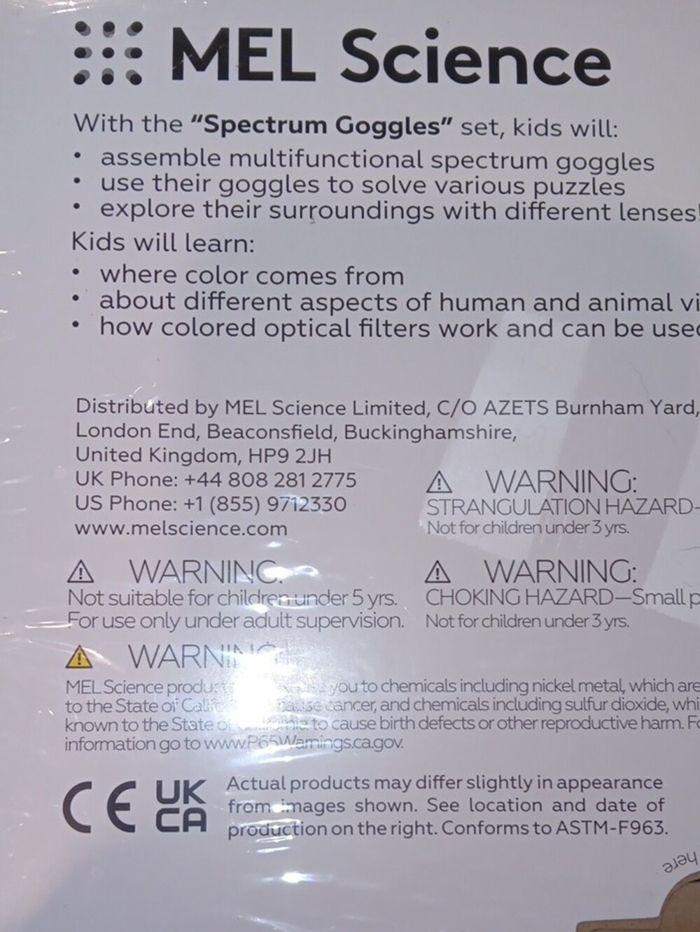 Spectrum Goggles Set Kit - Picture 2 of 5